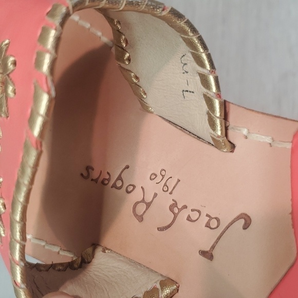 Jack Roger's Womens Hobo Boho Sandals T strap Sandals Flats shoes sz 7M - Picture 12 of 15